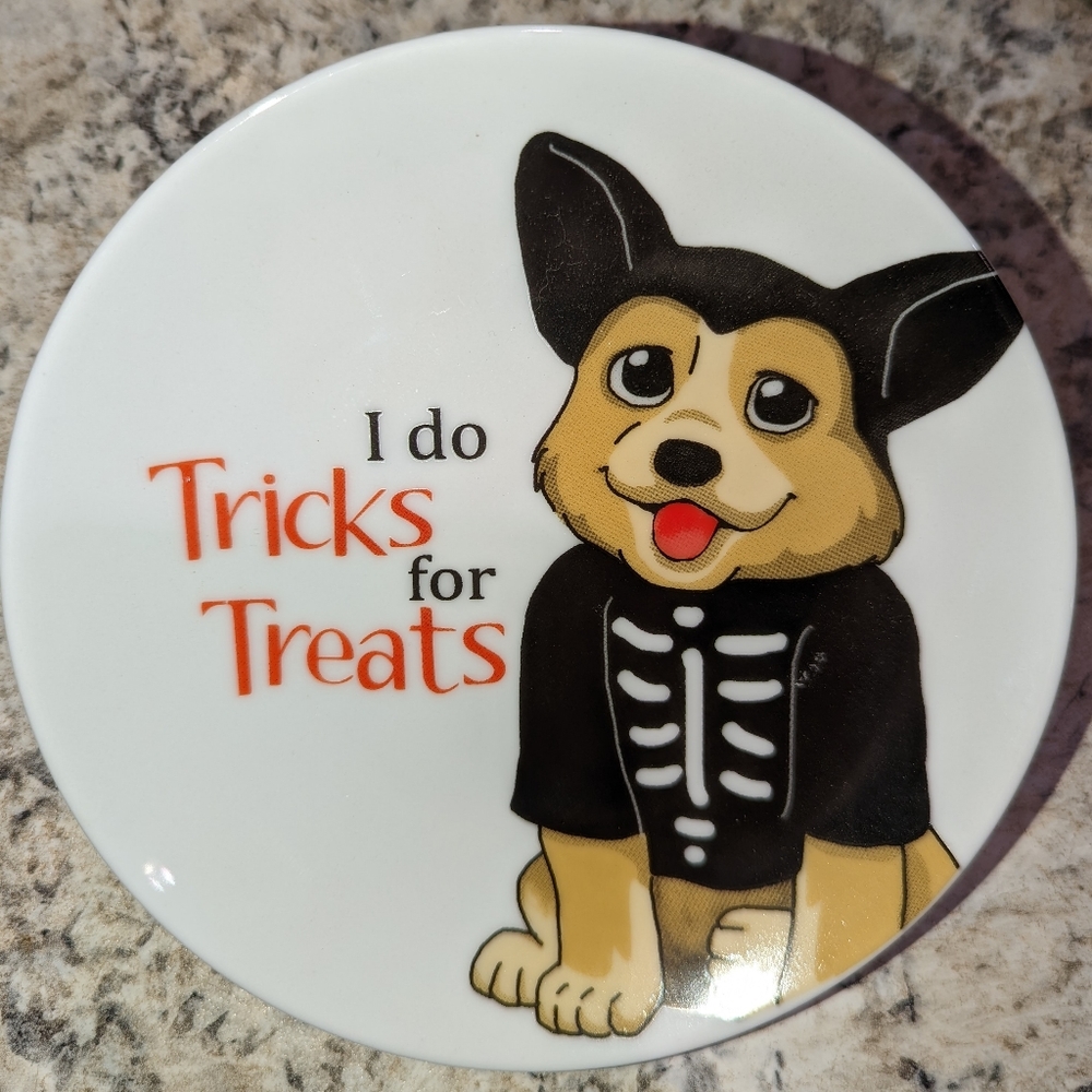 PAIR OF CORGI TIDBIT APPETIZER DESSERT PLATES